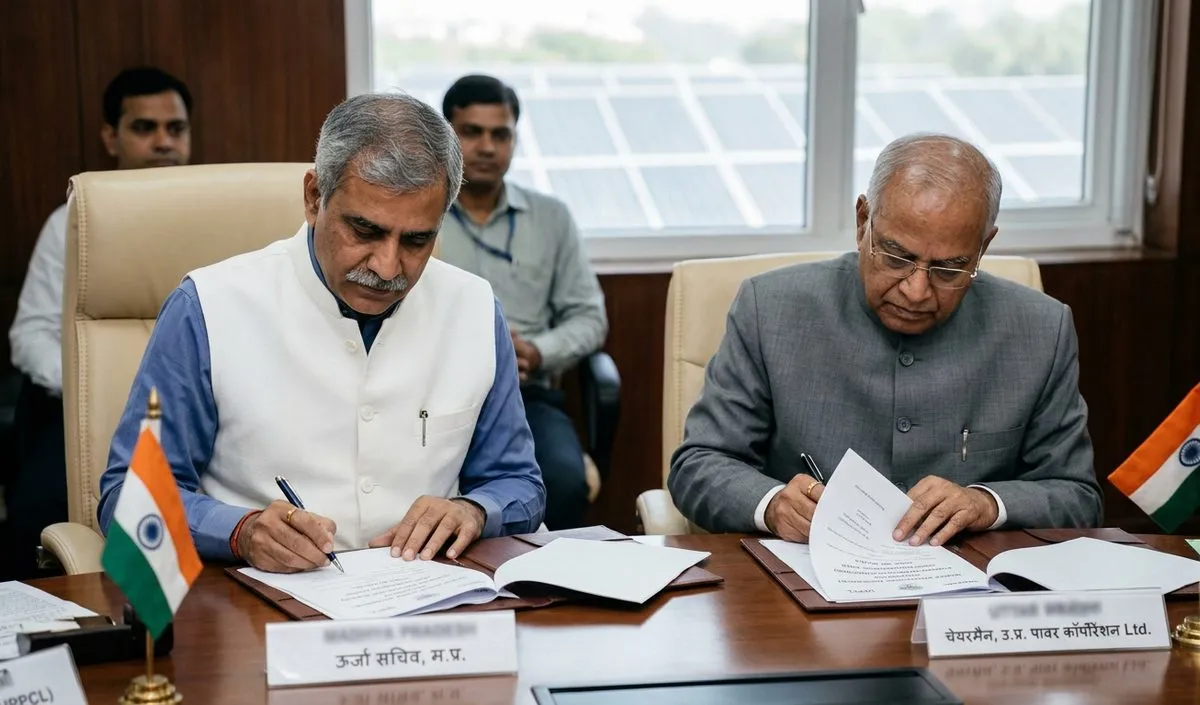 MPPMCL और UPPCL में पावर बैंकिंग का करार, 2000 मेगावाट सौर ऊर्जा खरीदेंगे दोनों राज्य